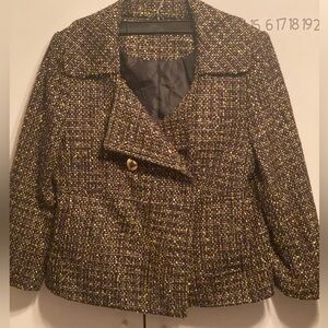CHAUS TWEED JACKET SIZE 12